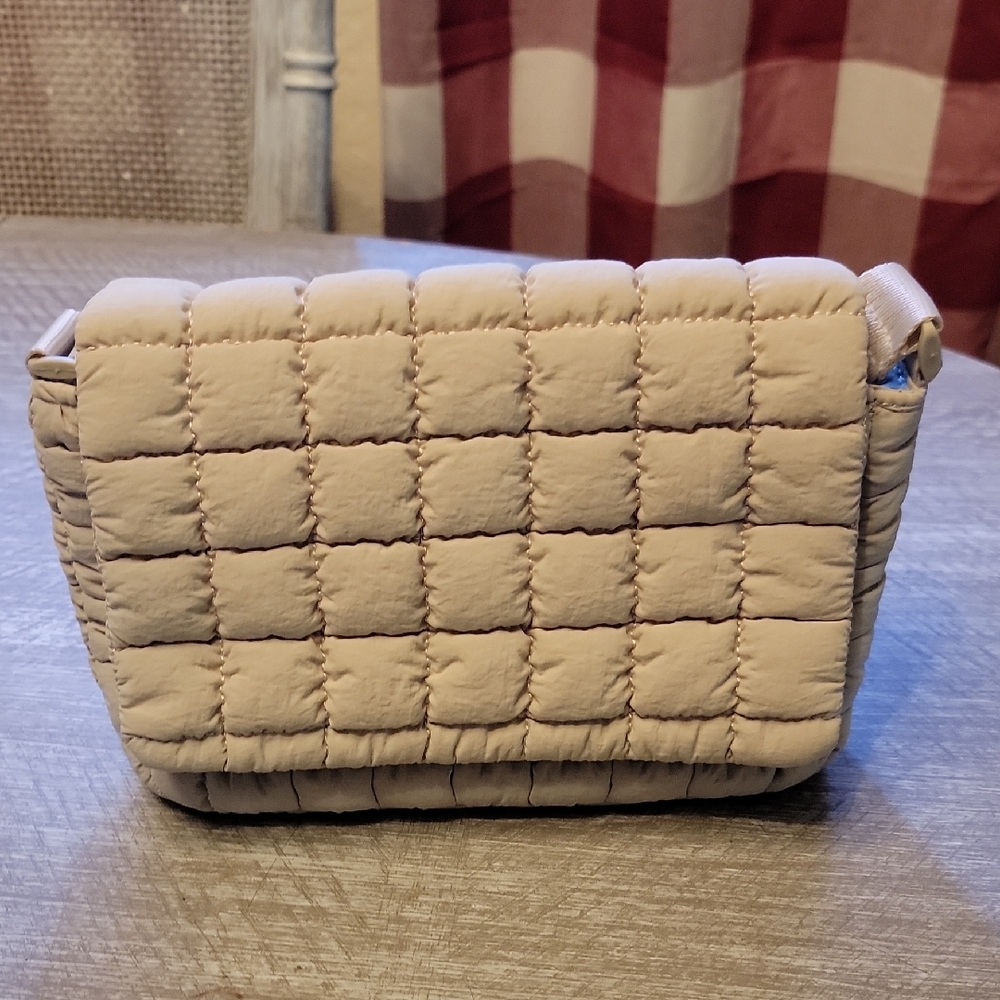 Quilted Beige Women's Bag